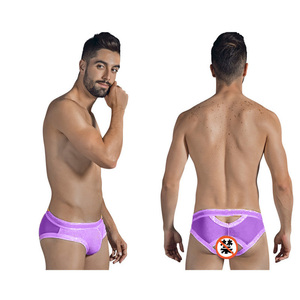 In <span class=keywords><strong>microfibra</strong></span> Gay da <span class=keywords><strong>uomo</strong></span> Jockstrap intimo Sexy-sportivo ritaglio Design traspirante e liscio per la vendita - Product Image 5