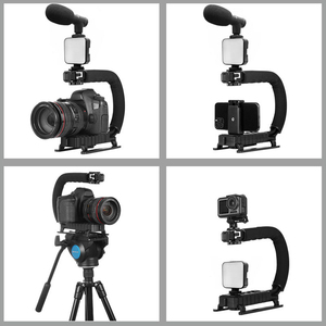 Estabilizador de cámara antivibración portátil tipo U/C, venta al por mayor, Vlogging, Kits de estudio, precio de fábrica - Product Image 3