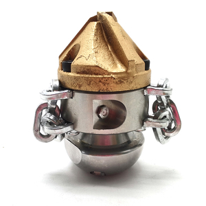 Rotating 1/2&quot; Blasting Nozzle for Dredging Vehicle Municipal Sanitation Sewer Hinge Tree <strong>Root</strong> Sludge Cleaning 50~150L Sprayers - Product Image 2