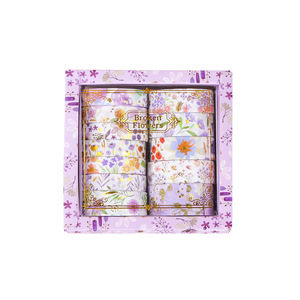 Hoa Giấc Mơ Loạt 12-Cuộn DIY Trang Trí Sticker Bronzing Washi Băng Không Thấm Nước Acrylic Dính Handmade Mặt Nạ Giấy - Product Image 2