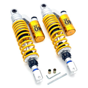 โช้คอัพหลังมอเตอร์ไซ<span class=keywords><strong>ค</strong></span>์ไต้หวัน Jinzhan รุ่นที่ 4 สำหรับ NMAX155/XMAX/<span class=keywords><strong>PCX</strong></span> พร้อมระบบปรับความห<span class=keywords><strong>น</strong></span>ืด Olyns - Product Image 1