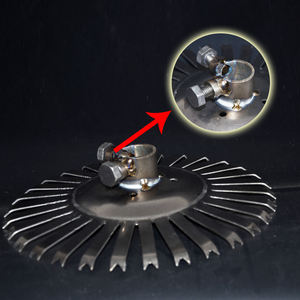 Titst מתלה אילגון טיטניום לשימוש תעשייתי מתלה דיסק טיטניום עם spline ו-וו עבור אלקטרוליזה - Product Image 3