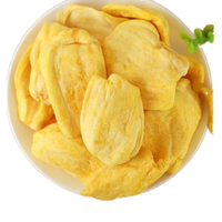 Tranches de Jackfruit Entières Lyophilisées 100% Naturelles de Hainan, Goût Sucré, Durée de Conservation de 12 Mois