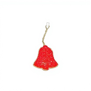 Handmade High Quality Modern Bell Shape Fabric Christmas Hanging <b>Ornament</b> - Product Image 1