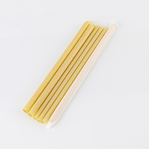 Pajitas biodegradables desechables de plástico PLA para caña de azúcar bagazo Pajitas Con Forro - Product Image 2