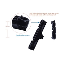 Support universel de radiateur de CPU de bureau AM4, support de ventilateur de refroidissement, Base de support de dissipateur de chaleur pour carte mère amd-socket AM4