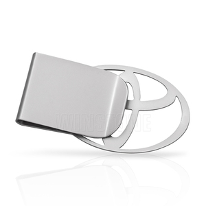 Fermasoldi in metallo personalizzato ottone OEM Business Business promozione internazionale argento fermasoldi - Product Image 4