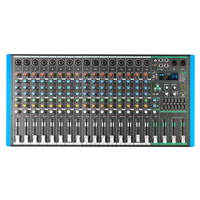 Console de mixage audio professionnelle 16 canaux avec 99 effets DSP, contrôleur DJ / console de mixage audio, carte son pour enregistrement et streaming