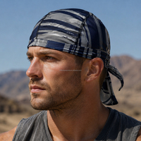 Durag Pirate Personnalisé – Fournisseur d'Usine avec Logo de Marque – Doublure de Casque Vintage Absorbant la Transpiration – Durags de Capitaine – Fournisseur de Chapeaux et Casquettes Doo Rag