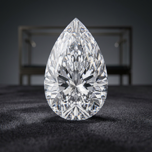 Diamant en forme de poire cultivé en laboratoire certifié IGI 3 carats D VVS2 pour la fabrication de bijoux - Product Image 3