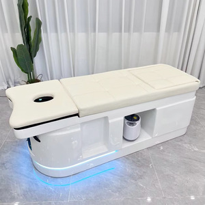 Professional Korean <strong>Japanese</strong> Synthetic Leather Shampoo Bed Head Therapy <strong>Massage</strong> SPA Hydrotherapy Circulating Water Therapy Bed - Product Image 4