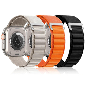 <span class=keywords><strong>Cinturino</strong></span> alpino per <span class=keywords><strong>Apple</strong></span> <span class=keywords><strong>Watch</strong></span> <span class=keywords><strong>Ultra</strong></span> 2 49mm per <span class=keywords><strong>Apple</strong></span> <span class=keywords><strong>Watch</strong></span> Band 46mm 44mm 40mm 45mm 41mm 42mm 38mm bracciale in Nylon serie 10 - Product Image 1