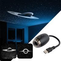 Projecteur USB Ciel Étoilé TSINYE, double usage voiture/chambre, LED, ambiance romantique, contrôle par touche, matériau ABS, pour décoration automobile