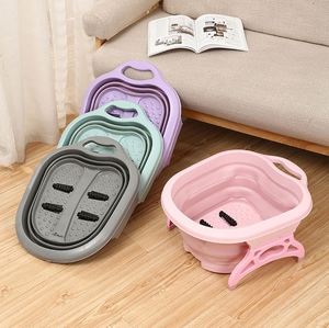 Foldable Footbath Massage <b>Bucket</b> Soaking <b>Bucket</b> <b>Folding</b> Basin Spa Foot Bath <b>Bucket</b> Household Sauna Bathtub Pedicure Bath Bathtub - Product Image 2
