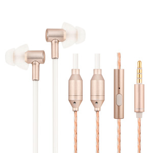 Écouteurs filaires 1,4 <span class=keywords><strong>m</strong></span> avec micro 3,5 mm, écouteurs intra-auriculaires stéréo à tube d'air pour iPhone - Product Image 5
