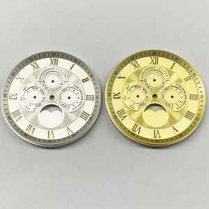 Cadran <span class=keywords><strong>de</strong></span> <span class=keywords><strong>montre</strong></span> à phases lunaires pour <span class=keywords><strong>montre</strong></span> chronographe, pièces <span class=keywords><strong>de</strong></span> cadran <span class=keywords><strong>de</strong></span> <span class=keywords><strong>montre</strong></span> personnalisées avec différentes tailles pour mouvement japonais - Product Image 3