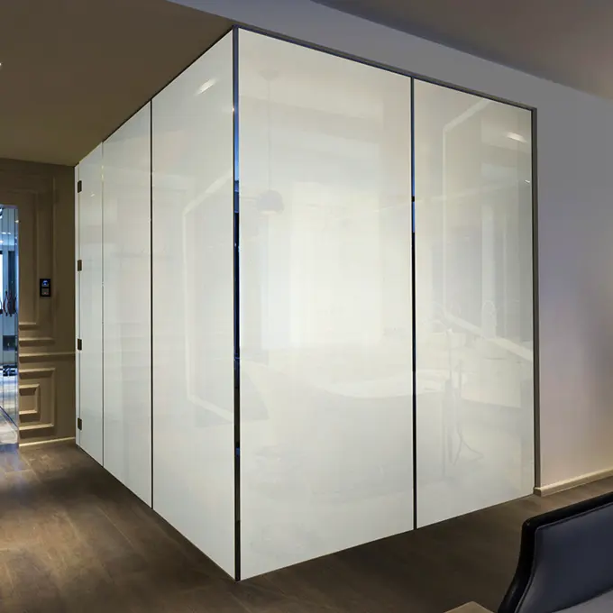 Pattern Switchable Glass Pdlc Film Privacy Glass Lcd Film Switchable Glass Film Smart Glass