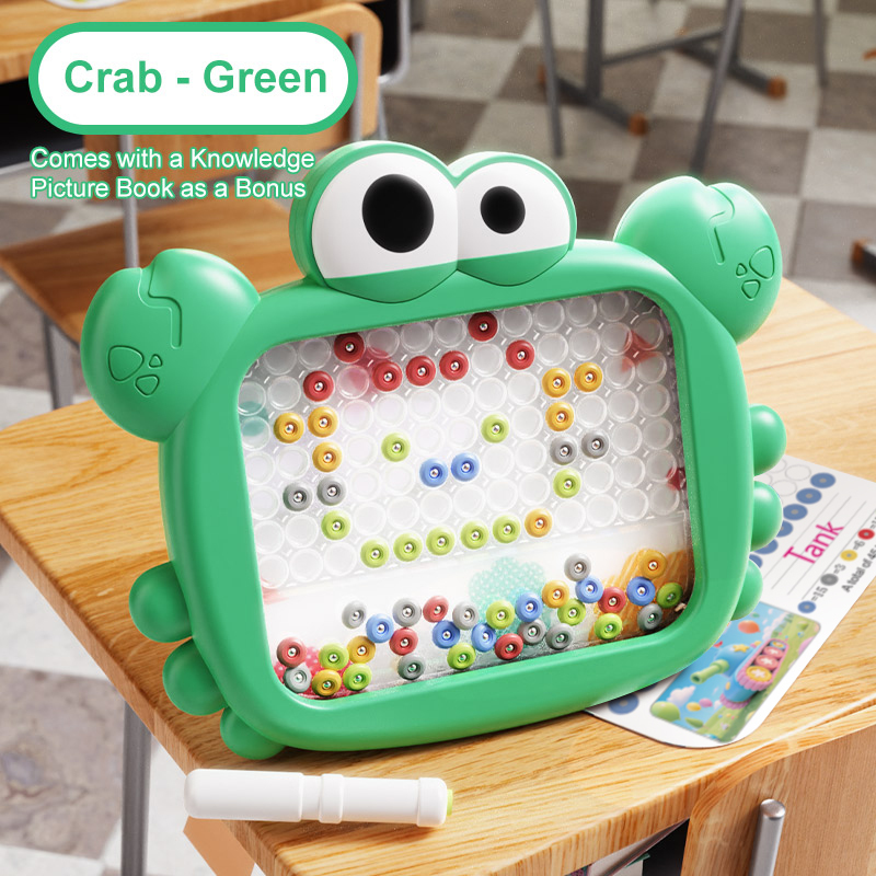 Verde-60 cuentas +6 tarjetas de preguntas-caja de colores