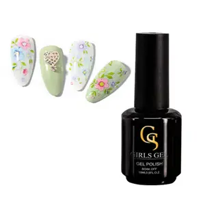 GS Girlsgel 15ml Transparente Nail Foil Cola 3d Gel De Impressão De Transferência OEM Private Label Atacado Fornecedores