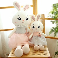 Boneka Plush Grosir Terbaru 45cm Boneka Kelinci Plush  Boneka Plush Anak Kawaii untuk Paskah