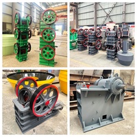 Petite machine de concassage à mâchoires, broyeur de pierres, concasseur à mâchoires mobile pour béton