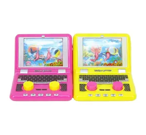 Kids Toys Plastic Computer Water Toss Ring Game Laptop Shape Water Machine children Games Toys for sale