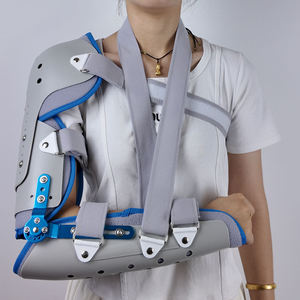 Koruyucu nefes dirsek desteği omuz kol kırığı sabitleme Brace için kayış ile menteşeli dirsek bilek el Brace - Product Image 2