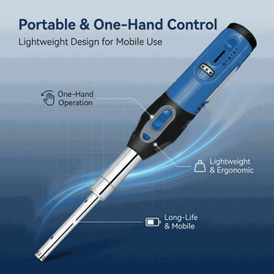Homogénéiseur portable avec tête de distribution optionnelle, capable de gérer une capacité de 0,2 à 150 ml, ensemble HR-10B - Product Image 1