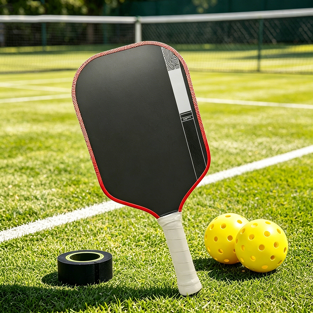 OEM/ODM Fiberglass 16mm Portable Pickleball Paddle Training Equipment Reduces Hand Fatigue Lightweight
