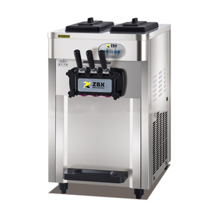 Chinese Factory Supply Commercial Automatic Multiple Colors Ice Cream Machine <strong>Maker</strong> 3 Flavor Soft Serve Ice Cream <strong>Maker</strong> - Product Image 2