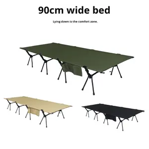 Уличная раскладная кровать, сверхширокая, 90 см, ультралегкая, из алюминиевого сплава, портативная, для кемпинга, палатки, автопутешествий, модель TK77 - Product Image 5