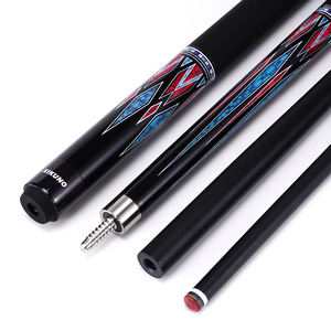 Hot Selling Xikuno 11.5mm/12.5mm Tip 1/2 Pool Cue Kayu Maple Kanada Lapisan Serat Karbon Baja Tahan Karat untuk Biliar - Product Image 3