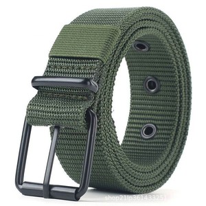 Nuevo Cinturón Táctico de Lona Trenzada con Hebilla para Hombre, para Estudiantes, Entrenamiento al Aire Libre y Protección - Product Image 4