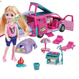 Ensemble de poupées préscolaires à la mode jouets éducatifs précoces jeu de simulation de <span class=keywords><strong>camping</strong></span> voiture <span class=keywords><strong>pour</strong></span> bébés poupées - Product Image 1
