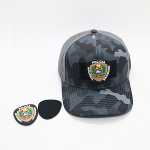 Gorra de Béisbol Impermeable de Alto Rendimiento para Exteriores con Perforaciones Láser, Apliques Bordados y Parche de PVC Personalizado con Cierre de Gancho y Bucle - Product Image 3