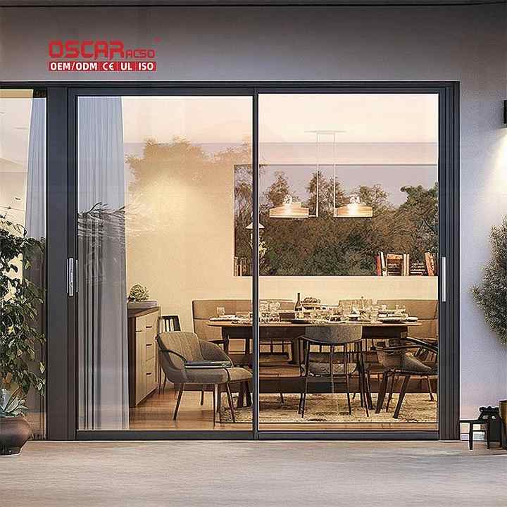 Aluminium Folding Patio Doors Floor to Ceiling Glass Sliding Doors ...