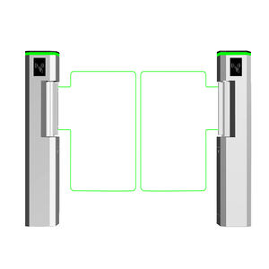 Otomatik Salıncak Bariyer Turnikesi Yüksek Güvenlikli Yüz Tanıma Erişim Kontrolü Yaya Girişi Spor Salonları Paslanmaz Çelik - Product Image 3