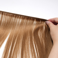 Extensions de cheveux humains en trame, cheveux chinois à cuticules alignées, Remy vierges, double tirage, 14-24 pouces, couleur personnalisée