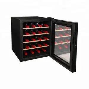 40Lコンプレッサーワイン冷蔵庫16ボトルミニクーラー凸ボトルチラードリンクバーキャビネット冷蔵庫