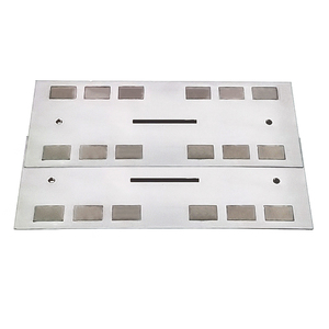 Plaque de <span class=keywords><strong>fixation</strong></span> magnétique permanente rectangulaire en NdFeB personnalisée, plaque de <span class=keywords><strong>fixation</strong></span> en béton préfabriqué en néodyme, aimant - Product Image 1