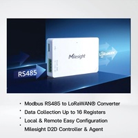 Contrôleur intelligent IoT Milesight UC100, convertisseur Modbus RS485 vers LoRaWAN pour l'industrie IoT