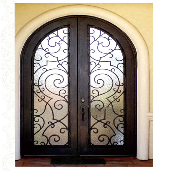e single exterior iron garden doors