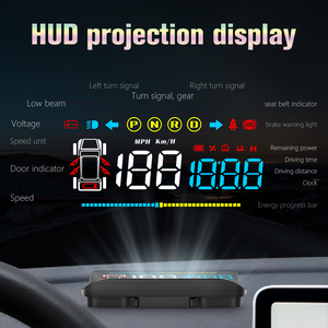 WiiYii HUD for Tesla Model 3 Car Windscreen Projector with Built-In <strong>Clock</strong> Function - Product Image 3