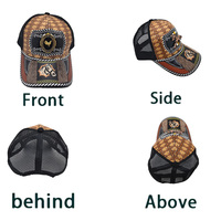 Gorra de Béisbol Unisex de 6 Paneles con Logotipo Metálico 3D, Estampado en Serigrafía, Estilo Casual, para Pesca, Playa, Mezclilla, Lona, Jersey