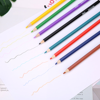 DASHENG vente en gros 72 crayons de couleur à base d'huile ensemble dans un sac à main noir pour le dessin et la peinture des enfants de l'école