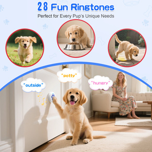<span class=keywords><strong>Campanello</strong></span> Wireless per Animali Domestici Daytech, Modello CB10, Alimentato <span class=keywords><strong>a</strong></span> <span class=keywords><strong>Batteria</strong></span>, in Materiale ABS, Design Resistente all'Acqua, Display LED Touch Screen, Facile da Usare - Product Image 4