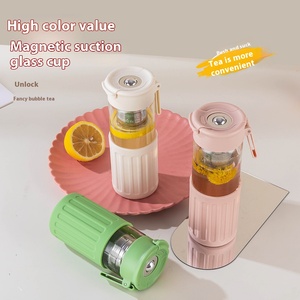 Magia Premium de una pieza para bola, taza de té magnética, vidrio Apto para lavavajillas para coche portátil, oficina, recorridos directos para beber - Product Image 2