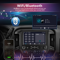 Reproductor Multimedia para Automóvil Junsun, Disponible en EE. UU., para Chevrolet Chevy Silverado GMC Sierra 2014-2018, CarPlay Inalámbrico, Navegación GPS Android