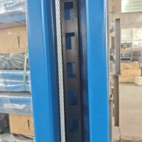 Elevador Hidráulico de 4 Postes de Alta Capacidad para Alineación, 5t/5000kg, Altura de Elevación 1750mm, Plataforma Elevadora Profesional para Vehículos