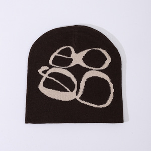 SOLPOP Berretto Lavorato a Maglia con Logo Personalizzato, Stampa Digitale Jacquard, Cappello Unisex Autunno Inverno per Uomo e Donna - Product Image 3